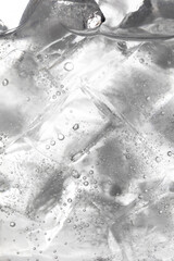 A cold drink with lots of ice