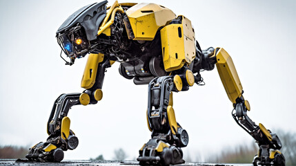 robot, 3d,  design, futuristic