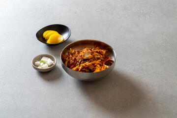 Black Bean Noodles, Meat Jjamppong, Meat Jjamppong, Chinese rice, Bibim Jjamppong, Stir-fried Jjamppong black-bean-sauce noodles