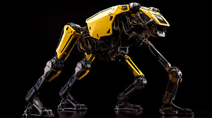 robot, 3d,  design, futuristic