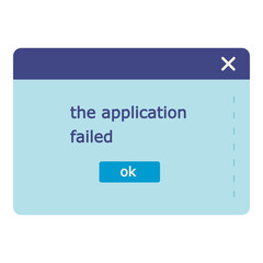 error popup message icon