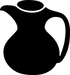 jug pottery icon, sign, symbol, vector, art