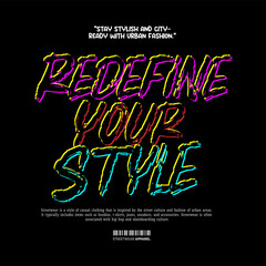 Streetwear, Urban Style, Hip Hop, Text Slogan. Vector Pattern Design. for Screen Printing T-shirts, Jackets, Or Posters.	