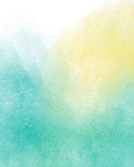 Watercolor yellow green background for design