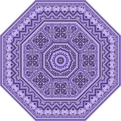 Vector abstract decorative ethnic ornamental illustration