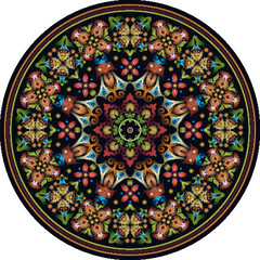 Vector abstract decorative ethnic ornamental illustration