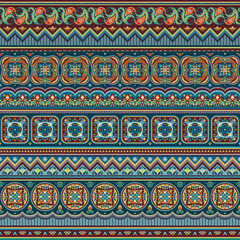 Abstract ethnic stripe vintage background