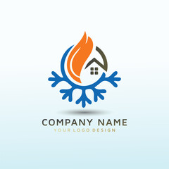 Heating and Air Conditioning Logo design