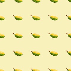 durian seamless pattern. background,wallpaper. Designing clothes, shirts, hats, etc