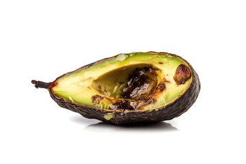 Grilled Avocado, Fresh Fruit Cut on Grill, Avocado, Abstract Generative AI Illustration