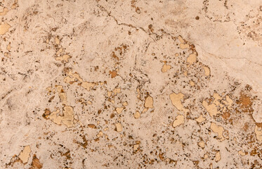 close view of the veining pattern of a marble slab 
