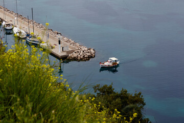 Barca pescatore greco