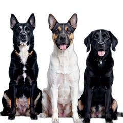 group of dogs generative ai