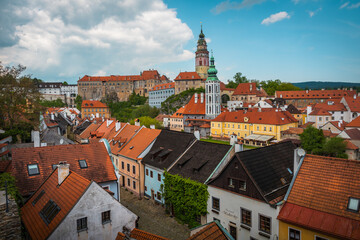 Fototapeta na wymiar Cesky Crumlov old town, Czech Republic