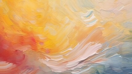 Obraz na płótnie Canvas Oil paint textures as color abstract background