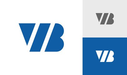 Letter VB initial monogram logo design