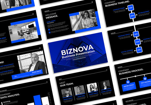 BIZNOVA Business Presentation Layout