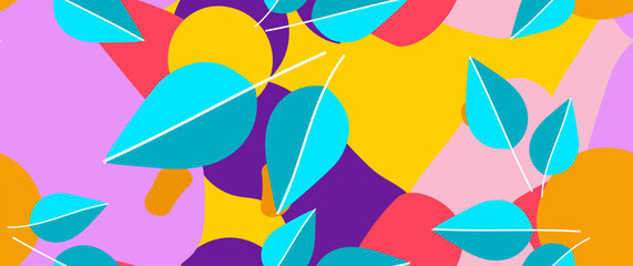Bold Pattern Tropical Leaf Jungle Modern Motif