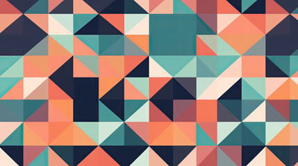 Abstract geometric vector pattern with transition style