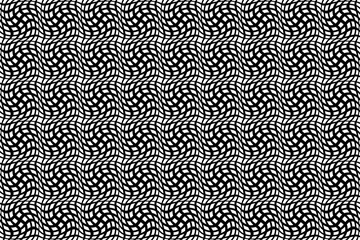 Abstract black and white pattern. Monochrome mosaic pattern graphic design element.