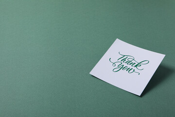 Words of gratitude, gratitude concept, text Thank you