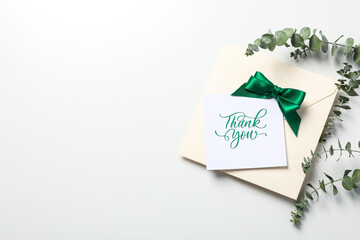 Words of gratitude, gratitude concept, text Thank you