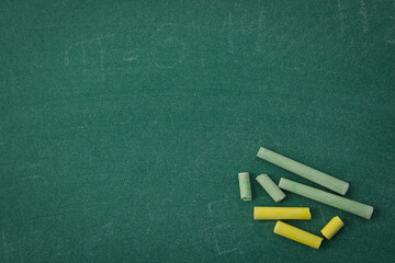 Concept of school and education with blackboard