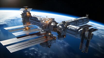 Space station, generative ai