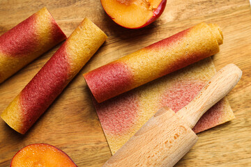 Concept of tasty and sweet food - pastille