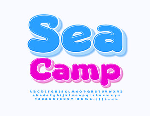 Vector glossy sign Sunny Drops. Cute Yellow Font. Creative Bright Alphabet Letters and Numbers