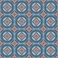 colorful seamless chunri pattern design.