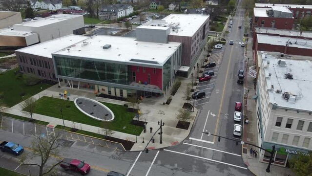 The Hotel at Oberlin in Oberlin, Ohio, aerial drone footage