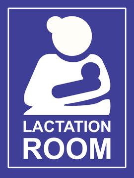 breastfeeding icon silhouette on blue background