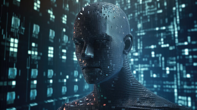 Software development, application programming code and tacit computer coding . Concept of smart digital transformation and technology disruption that changes global trends in new information era .