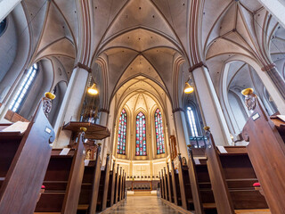 Hamburg St. Petri Church from inside