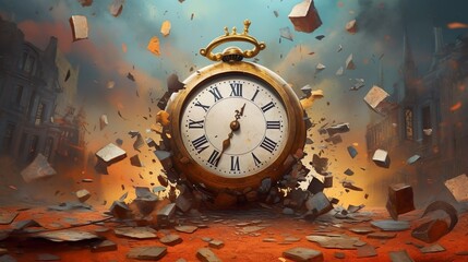 Unveiling the Secrets of Time made with Ai generative technology