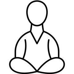 Obraz premium Meditation Icon