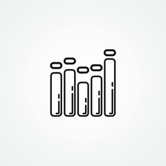 music equalizer line icon. Sound, audio wave or soundwave music equalizer