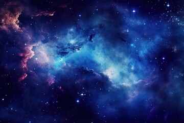 background with stars and nebula