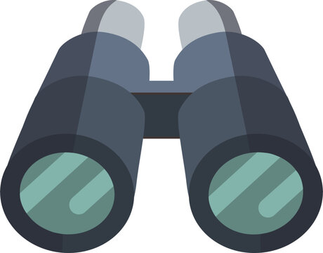 Binoculars  exploration cartoon illustration