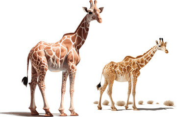 Obraz na płótnie Canvas realistic vector giraffe illustration for decoration project
