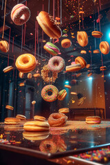 Donuts in the air