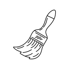 Sketch doodle Paint Brush Vector