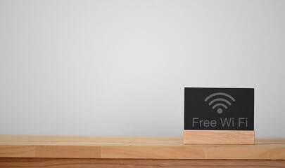 Free WIFI Internet of all concepts and free space