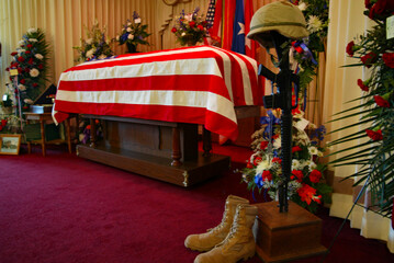 Fallen Soldier memorial display