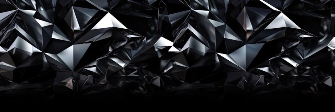 abstract black crystal texture