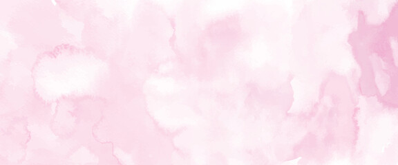 Fototapeta premium Abstract soft pink watercolor for the background