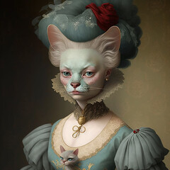 Rococo cat