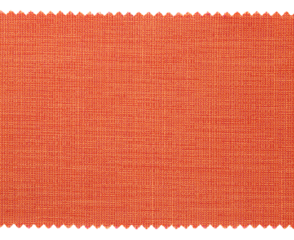 Red fabric swatch samples texture isolated with clipping path
