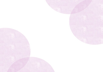 Obraz premium 水彩風 シンプル 丸いモチーフ 背景 素材